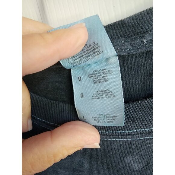 Fruit of the Loom Tie-Dye Men's Long Sleeve T-Shirt Sz Large - Picture 4 of 8